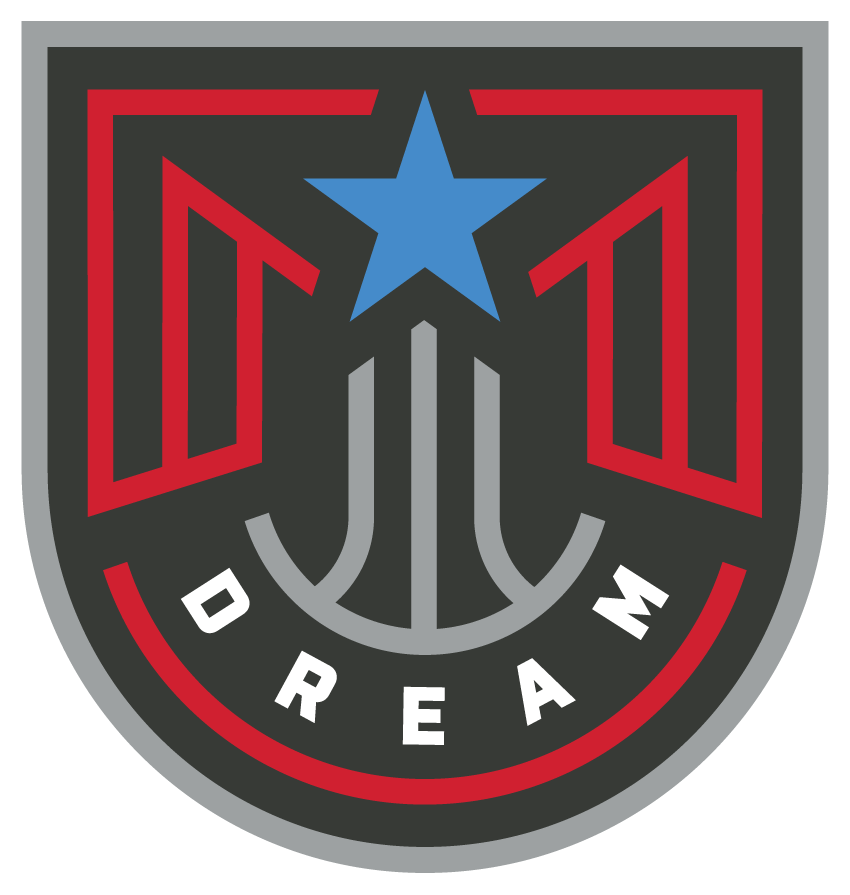 Atlanta Dream 2020-Pres Alternate Logo v3 iron on heat transfer